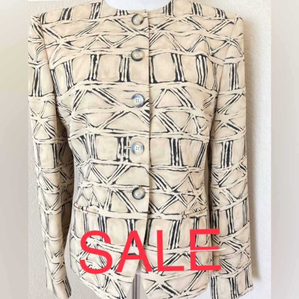 Blazer Jacket Jones Ny Jacket Five Button Jacket … - image 1